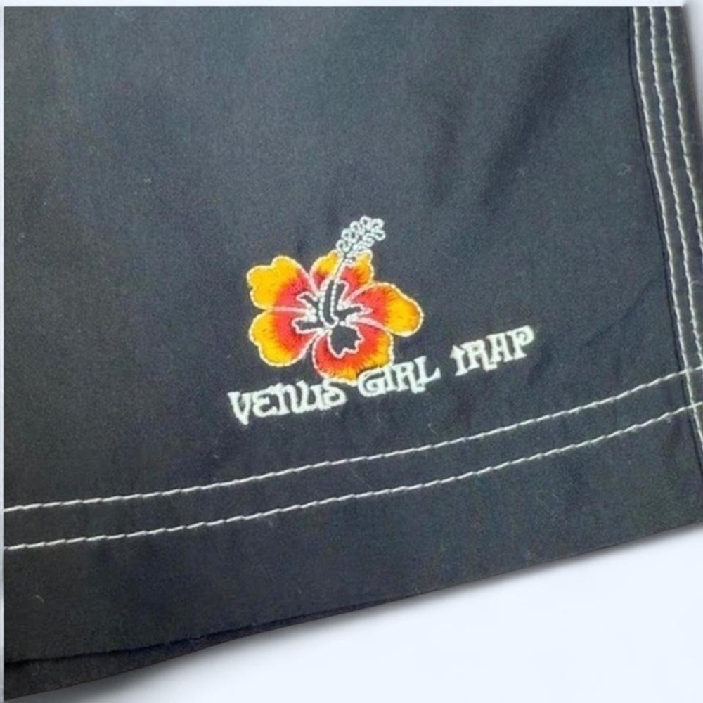 Vintage Venus Girl Trap Floral Board Shorts Surfer Y2K Low Rise Womens S - Picture 2 of 6